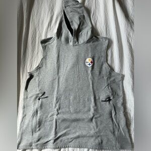 Steelers sleeveless hoodie